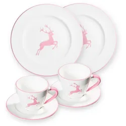 Gmundner Keramik Rosa Hirsch, Frühstück für 2 Gourmet