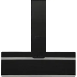 vidaXL Dunstabzugshaube 90 cm Schwarz