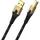 Oehlbach USB-A auf USB-B 1 m Schwarz/Gold