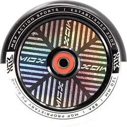 Ersatzrollen Rolle Wheel MGP Madd Gear Stuntscooter 120 mm Abec 9 Abec 11 SCHWARZ|WEISS|ROT 120 MM