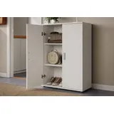home collective Mehrzweckschrank 75 x 104 x 35 cm Weiß