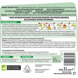 Roundup Unkrautfrei Total 3 l