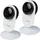casativo Hochauflösende Full-HD-IP-Überwachungskamera Weiß