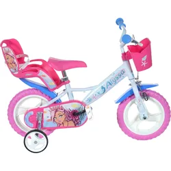 Kinderfahrrad 12 Zoll Dino Bikes 3 Jahre WEISS|rosa 12