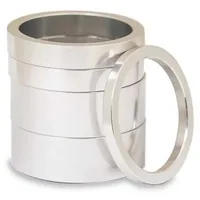 Chris King Spacer Set 1 1/8" Silver