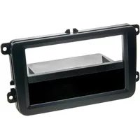 ACV Electronic 2-DIN Radiohalterung mit Ablagefach Seat Skoda VW
