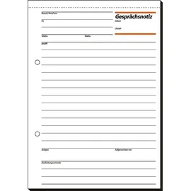 Sigel Gesprächsnotiz Formularbuch GE515