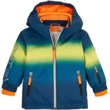 KILLTEC first instinct by killtec Kinder Skijacke/Funktionsjacke mit Kapuze und Schneefang FISW 37 MNS SKI JCKT, dunkel ozean, 110/116,