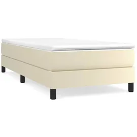 vidaXL Boxspringbett 90 x 190 cm Creme