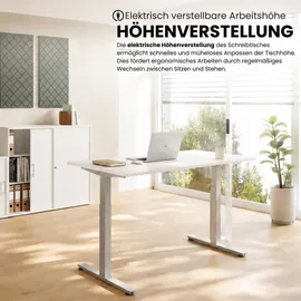 bümö Büroschreibtisch Buche braun