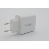 Technaxx Fast Charge & Ladegerät, USB-Typ-A QC 3.0 Schnellladegerät TX-197