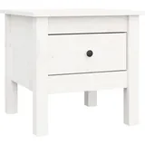 furnicato Beistelltisch, Weiß, Holz, 40x39x40 cm, Wohnzimmer, Wohnzimmertische, Beistelltische