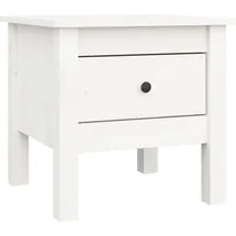 furnicato Beistelltisch, Weiß, Holz, 40x39x40 cm, Wohnzimmer, Wohnzimmertische, Beistelltische