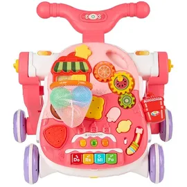 KIKKABOO Sweet Escape 4-in-1 Lauflernhilfe - Pink - One Size