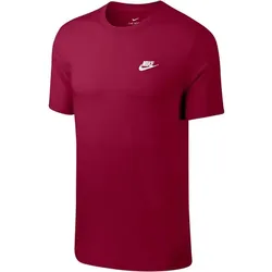 NIKE Herren T-Shirt M NSW CLUB TEE, TEAM RED/WHITE, M