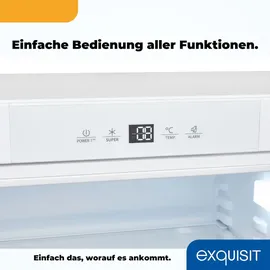 Exquisit UKS140-V-FE-010E Einbaukühlschrank (138 l, 823 mm hoch)