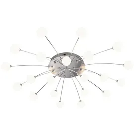 Trio Lighting Bullet 21 Leuchtmittel 96,5 cm Nickel matt, Glas