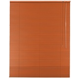 Original Easy-Shadow Aluminium Jalousie Jalousette Breite 65 x 160 cm Höhe in Farbe terracotta - Bedienseite rechts - Fensterjalousie Jalousien Alu-Jalousien Alu-Jalousetten Fenster Rollo Lamellenbreite 25 mm Lamellen / Maßanfertigung