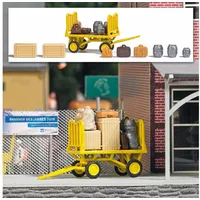 BUSCH Postkarren mit Zubehör 1646 H0