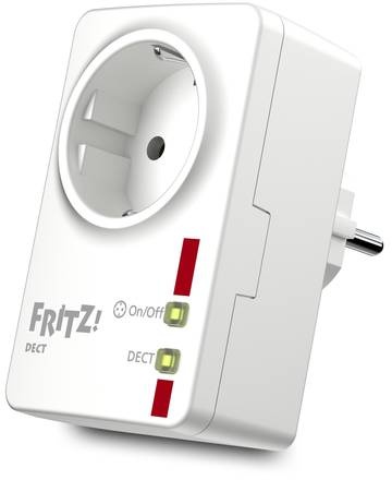 AVM FRITZ! Funksteckdose FRITZ!DECT 200 Intelligente Steckdose für Smart Home, schaltet automatisch oder manuell die Stromzufuhr angeschlossener Ger