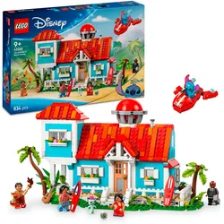 Konstruktionsspielsteine LEGO "Das Strandhaus aus „Lilo und Stitch“ (43268), LEGO Disney Classic", bunt, Spielbausteine, Kinder, Made in Europe