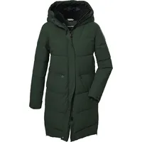 KILLTEC Damen Steppparka/Parka in Daunenoptik mit Kapuze KOW 16 WMN QLTD PRK, dunkelgrün, 40, 39697-000