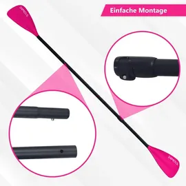 24move Doppelpaddel 2 in 1 Aluminium 230 cm Pink