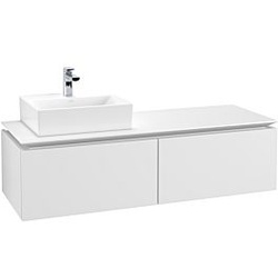 Villeroy & Boch Legato Waschtischunterschrank B61300MS 140x38x50cm, White Matt
