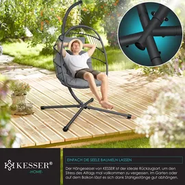 Kesser Hängesessel Jungle Grau
