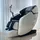 360Home Massagesessel 4D Kunstleder 155 x 116 x 76 cm Weiß mit Heizfunktion