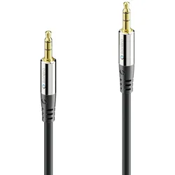 Sonero S-AC500-020, 3.5mm, Männlich, 3.5mm, Männlich, 2 m, Schwarz