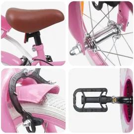 vidaXL Kinderfahrrad 12 Zoll Farbe Hellrosa