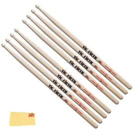 VIC FIRTH 7A American Classic Series Drumsticks - - American Hickory Value Pack