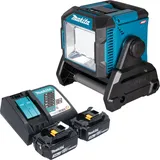 Makita ML 005 G RF Akku Baustellenleuchte 18 / 40 V max. 3.600 lm + 2x Akku 3,0 Ah + Ladegerät