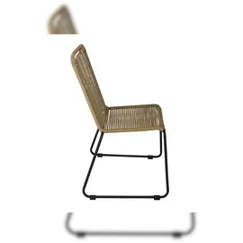 Sam ISRA Gartenstuhl Outdoor-Seilstuhl 58 x 58 x 88 cm taupe 6 St.