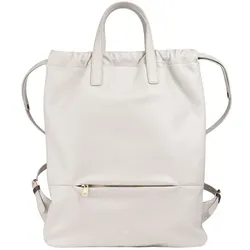 DuDu Ellesmere City Rucksack Leder 44 cm  weiss