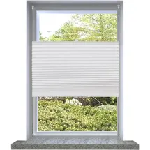 vidaXL Plissee 80 x 200 cm Wellen/weiß