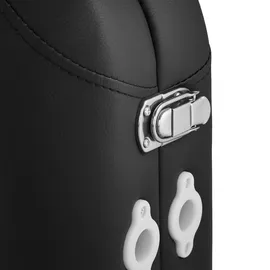 Tectake tectake® 2 Zonen Massageliege, Breite 60 cm, Polsterung 4 cm, mit Aluminiumgestell, 205 x 95 x 89 cm