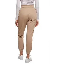 URBAN CLASSICS Ladies Organic High Waist Sweat Pants - Schwarz