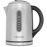 RIVIERA & BAR BBT460 Louna Wasserkocher, 1,5 l, einstellbare Temperatur, Edelstahl