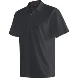 Funktionsshirt MAIER SPORTS "Arwin 2.0", Herren, Gr. S, schwarz, 100% Polyester, Rundhals, Kurzarm, Shirts, Eignet sich ideal für Wanderungen und Freizeitaktivitäten