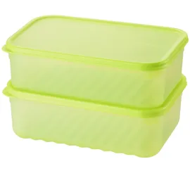 Lock & Lock Fresh Block Frischhaltedose grün 3,2 l 2-teiliges Set