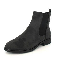 Jana Damen Chelsea Boots Elegant Flach Weite H Mehrweite, Grau 39 EU