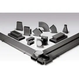 Helios Ventilatoren Flachkanalbogen waagrecht FK-BH 200/90