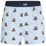 Happy Shorts Boxershorts blau/weiß/mehrfarbig M 2er Pack