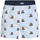Happy Shorts Boxershorts blau/weiß/mehrfarbig M 2er Pack