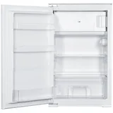 SCHOEPF Einbaukühlschrank KSE410A++, 87 cm hoch, 54 cm breit, Einbaukühlschrank mit Gefrierfach, Schlepptürtechnik weiß