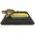Karat Katzenstreumatte Charly in Wabendesign Abwaschbar Anthrazit 61 x 38 cm