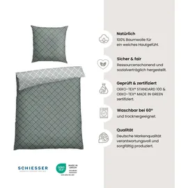 SCHIESSER Bettwäscheset Mabel | Renforcé | 2-teilig | 155 x 220 cm, Schlaftextilien, Bettwäsche Bettwäsche,