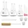 luxuskollektion Glas Erlenmeyerkolben Set 250ml 200ml 150ml mit Messzylinder